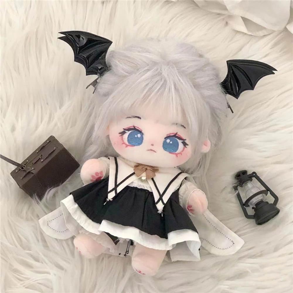 Amazon.co.jp: niannyyhouse 20cm ぬいぐるみ 服 ブラック ワンピース